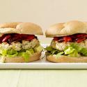 Feta Stuffed Chicken Burger Photo